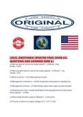 LOCAL ANESTHESIA UPDATED FINAL EXAM ALL QUESTIONS AND ANSWERS SURE