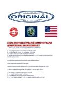 LOCAL ANESTHESIA UPDATED EXAMS TEST PAPER QUESTIONS AND ANSWERS SURE A&period;pdf