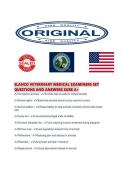 ELANCO VETERINARY MEDICAL EXAMINERS SET QUESTIONS AND ANSWERS SURE 