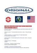 EEB 2244 UPDATED EXAM TEST PAPER QUESTIONS AND ANSWERS SURE
