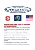 WGU D118 LATEST EXAMS SCRIPT ALL QUESTIONS AND ANSWERS SURE 