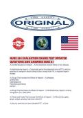 NURS 334 EVALUATION EXAMS TEST UPDATED QUESTIONS AND ANSWERS SURE 