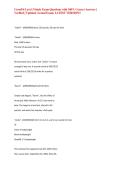 CrossFit Level 3 Study Exam Questions with 100&percnt; Correct Answers &vert; Verified &vert; Updated &lpar;Actual Exam&rpar; LATEST VERSION&excl;&excl;&NewLine;