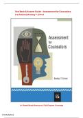 Test Bank &ndash; Assessment for Counselors &lpar;1st Edition&rpar;Bradley T&period; Erford &vert; A&plus; Rated Study Resource &vert; Full Chapter Coverage