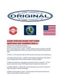 SHARP UPDATED EXAMS TEST PAPER QUESTIONS AND ANSWERS SURE
