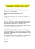 CFRN ACE General Medicine Exam with all Correct & 100&percnt; Verified Answers &vert;Latest Version &vert;Already Graded A&plus;