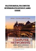 Computer Networking Solutions Manual &vert; Kurose & Ross 8th Ed&NewLine;&NewLine;