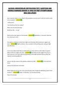 ALCOHOL SERVER&sol;SELLER CERTIFICATION TEST&vert; QUESTIONS AND VERIFIED ANSWERS&vert;GRADED A&plus;&vert;PASS ON FIRST ATTEMPT&vert;BRAND NEW 2026 UPDATE