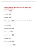 MBSImP anatomy Exam questions 2026 Update with&NewLine;complete solutions&period;