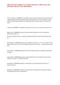 Math 110 Exam Complete Test &comma; Practice Questions&comma; Verified Answer Key&comma; and Study Guide for &lpar;Latest 2026 Edition&rpar;&NewLine;