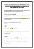 CHC EXAM PREP -CERTIFIED IN HEALTHCARE COMPLIANCE &vert; QUESTIONS AND VERIFIED ANSWERS&vert;GRADED A&plus;&vert;PASS ON FIRST ATTEMPT&vert;BRAND NEW 2026 UPDATE