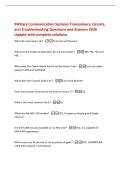 Med 102 Chapter 5 part 2 Exam questions 2026 Update&NewLine;with complete solutions&period;&NewLine;acne - is an uncomfortable condition of the skin resulting from bacterial&NewLine;infection of sebaceous glands and ducts&NewLine;actinic keratosis - is precancerous condition the skin cause