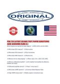 PSG 110 LATEST EXAMS TEST PAPER QUESTIONS AND ANSWERS SURE