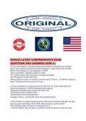NU664A LATEST COMPREHENSIVE EXAM QUESTIONS AND ANSWERS SURE