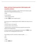 Molec Cell Test 3 Exam questions 2026 Update with&NewLine;complete solutions&period;&NewLine;In the cotranslational translocation&comma; as they emerge from the ribosome&comma; signal&NewLine;sequences are recognized and bound by a&lpar;n&rpar;&lowbar;&lowbar;&lowbar;&lowbar;&lowbar;&lowbar;&NewLine;a&period; tRNA&NewLine;b&period; signal peptidase&NewLine;c&period; signal recognition p