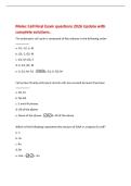 Molec Cell Final Exam questions 2026 Update with&NewLine;complete solutions&period;&NewLine;The eukaryotic cell cycle is composed of four phases in the following order&colon;&NewLine;&lowbar;&lowbar;&lowbar;&lowbar;&lowbar;&lowbar;&lowbar;&lowbar;&lowbar;&period;&NewLine;a&period; G1&semi; G2&semi; S&semi; M&NewLine;b&period; G1&semi; S&semi; G2&semi; M&NewLine;c&period; G1&semi; M&semi; G2&semi; S&NewLine;d&period; S&semi; G1&semi; G2&semi; M&NewLine;e&period; S&semi; G1&semi; M&semi; G2 -b&period; G1&semi; S&semi;