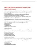 OB HESI MATERNITY Questions and Answers &vert; 2026&NewLine;Update &vert; 100&percnt; Correct&period;&NewLine;1&period; A primipara has delivered a stillborn fetus at 30-weeks gestation&period; To assist the&NewLine;parents with the grieving process&comma; which intervention is most important for the&NewLine;nurse to implemen
