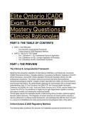 Elite Ontario ICADC Exam Test Bank &vert; 2026&sol;2027 Regulatory Mastery & Clinical Rationales