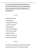 AIC 301 &ndash; ARTIFICIAL INTELLIGENCE CONCEPTS AND APPLICATIONS FINAL EXAM &vert; &NewLine;COMPLETE EXAM TESTBANK PRACTICE EXAM QUESTIONS AND ANSWERS &vert; VERIFIED&NewLine;AND WELL DETAILED ANSWERS &vert; PLUS RATIONALES &vert; GUARANTEED PASS &vert; LATEST&NewLine;EXAM UPDATE 2026&sol;2027