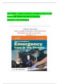Nancy Caroline&rsquo;s Emergency Care in the Streets&comma; 9th Edition Test Bank Chapters 1&ndash;53 Complete Questions and Answers