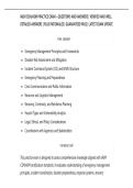IAEM CEM&sol;AEM PRACTICE EXAM &ndash; QUESTIONS AND ANSWERS &vert; VERIFIED AND WELL&NewLine;DETAILED ANSWERS &vert; PLUS RATIONALES &vert; GUARANTEED PASS &vert; LATEST EXAM UPDATE