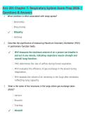 ALU 201 Chapter 7 Respiratory System Review 2026 &vert; Practice Questions&comma; Explanations & Study Guide