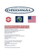 ATO2 NAVY ADVANCEMENT REVIEW EXAMS ACTUAL QUESTIONS AND ANSWERS SURE