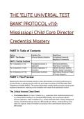 2026&sol;2027 Mississippi Child Care Director Credential&colon; Elite 20&plus; Question Test Bank & Regulatory Mastery