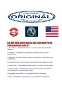 BIO 201 CORE MAIN EXAMS ALL 2026 QUESTIONS AND ANSWERS SURE
