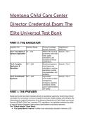 Elite Montana Child Care Director Credential Exam&colon; 2026&sol;2027 Full Review Bank &lpar;ARM 37&period;96 Compliant&rpar;