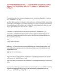 2026 NFHS Football Exam-Part 1 &vert;&vert; Exam Questions and Answers &lpar;Verified Answers&rpar; &vert;&vert;ACTUAL EXAM 2026 TEST&excl;&excl; Graded A&plus; &vert; 2025&vert;2026 EXAM UPDATE&NewLine;