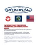 ACUTE KIDNEY INJURY UPDATED EXAMS COMPREHENSIVE QUESTIONS AND ANSWERS