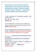 BUS 6600 Bookout Final EXAM &vert;&vert; MOST RECENT   &NewLine;EXAM 2026&vert;2027 ACTUAL COMPLETE REAL EXAM &NewLine;QUESTIONS AND CORRECT ANSWERS &lpar;VERIFIED &NewLine;ANSWERS&rpar; ALREADY GRADED A&plus; &vert; GUARANTEED &NewLine;SUCCESS&excl;&excl; NEWEST EXAM &vert;JUST RELEASED&excl;&excl;