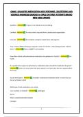 QMAP -QUALIFIED MEDICATION AIDE PESONNEL &vert;QUESTIONS AND VERIFIED ANSWERS&vert;GRADED A&plus;&vert;PASS ON FIRST ATTEMPT&vert;BRAND NEW 2026 UPDATE