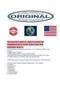 PSYCHIATRIC MENTAL HEALTH UPDATED COMPREHENSIVE EXAM QUESTIONS AND ANSWERS SURE A&period;pdf&NewLine;&NewLine;