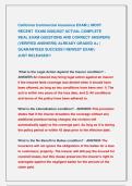 California Commercial Insurance EXAM &vert;&vert; MOST &NewLine;RECENT  EXAM 2026&vert;2027 ACTUAL COMPLETE             &NewLine;REAL EXAM QUESTIONS AND CORRECT ANSWERS &NewLine;&lpar;VERIFIED ANSWERS&rpar; ALREADY GRADED A&plus; &vert; &NewLine;GUARANTEED SUCCESS&excl;&excl; NEWEST EXAM &vert;                          &NewLine;JUST RELEA