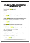 QMAP COURSE TEST -QUALIFIED MEDICATION AIDE PESONNEL &vert;QUESTIONS AND VERIFIED ANSWERS&vert;GRADED A&plus;&vert;PASS ON FIRST ATTEMPT&vert;BRAND NEW 2026 UPDATE
