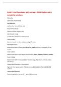 PolSci Final Questions and Answers 2026 Update with&NewLine;complete solutions&NewLine;Hierarchy&NewLine;clear chain of command&period;&NewLine;Specialization&NewLine;each worker has a defined role&period;&NewLine;Rules & Procedures&NewLine;decisions follow written rules&period;&NewLine;Merit-based hiring&NewLine;qualifications determi