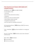 Polsci Questions and Answers 2026 Update with&NewLine;complete solutions&NewLine;Spending clause rules -4 Limits &lpar;VERY TESTABLE&rpar;&NewLine;From South Dakota v&period; Dole&colon;&NewLine;1&period; Clear Notice&NewLine;States must clearly understand the conditions&NewLine;2&period; Relatedness&NewLine;Conditions must relate to the f