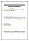 QMAP STUDY GUIDE -QUALIFIED MEDICATION AIDE PESONNEL &vert;QUESTIONS AND VERIFIED ANSWERS&vert;GRADED A&plus;&vert;PASS ON FIRST ATTEMPT&vert;BRAND NEW 2026 UPDATE