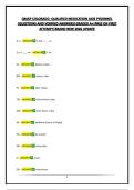 QMAP COLORADO -QUALIFIED MEDICATION AIDE PESONNEL &vert;QUESTIONS AND VERIFIED ANSWERS&vert;GRADED A&plus;&vert;PASS ON FIRST ATTEMPT&vert;BRAND NEW 2026 UPDATE