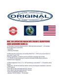MIC 130 UPDATED MAIN EOC EXAM 2 QUESTIONS AND ANSWERS SURE