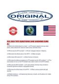 FFA 2026 TETS QUESTIONS AND ANSWERS SURE A&period;pdf