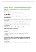 Portage Learning Anatomy & Physiology 2 Module&NewLine;2 Exam Questions and Answers &vert; winter 2026 &vert;&NewLine;100&percnt; Correct&NewLine;This layer of the meninges is tightly attached to the brain&period;&NewLine;Pia mater &lpar;menix&rpar;&NewLine;The &lowbar;&lowbar;&lowbar;&lowbar;&lowbar;&lowbar;&lowbar; fissure separates the right and left cerebral hemisphe