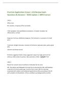 Practical Application &lpar;Cases 1-10&rpar; Review Exam&NewLine;Questions & Answers &ndash; 2026 Update &vert; 100&percnt; Correct&NewLine;CASE 1&NewLine;Office note&colon;&NewLine;RE&colon; Injection&comma; strapping of foot and ankle&period;&NewLine;Chief complaint&colon; heel p