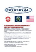 CCJA CUMULATIVE UPDATED CORE MAIN EXAM QUESTIONS AND ANSWERS SURE A&period;pdf
