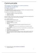 Samenvatting communicatie 
