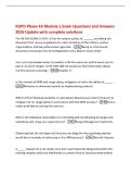 ROPD Phase 4A Module 1 Exam Questions and Answers&NewLine;2026 Update with complete solutions&NewLine;The AR 385-63&sol;MCO 3570&period;1D has the unique quality of &lowbar;&lowbar;&lowbar;&lowbar;&lowbar;&lowbar;&lowbar; and being the&NewLine;document that serves as guidance for other branches of the military&comma; civilian&NewLine;organizations
