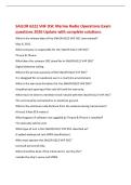SAE 609Exam Questions & Answers &ndash; 2026 Update &vert;&NewLine;100&percnt; Correct