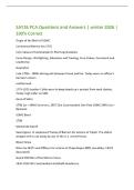 SAY26 PCA Questions and Answers &vert; winter 2026 &vert;&NewLine;100&percnt; Correct&NewLine;Origin of the Birth of USMC&NewLine;Continental Marine Act 1775&NewLine;Core Values 